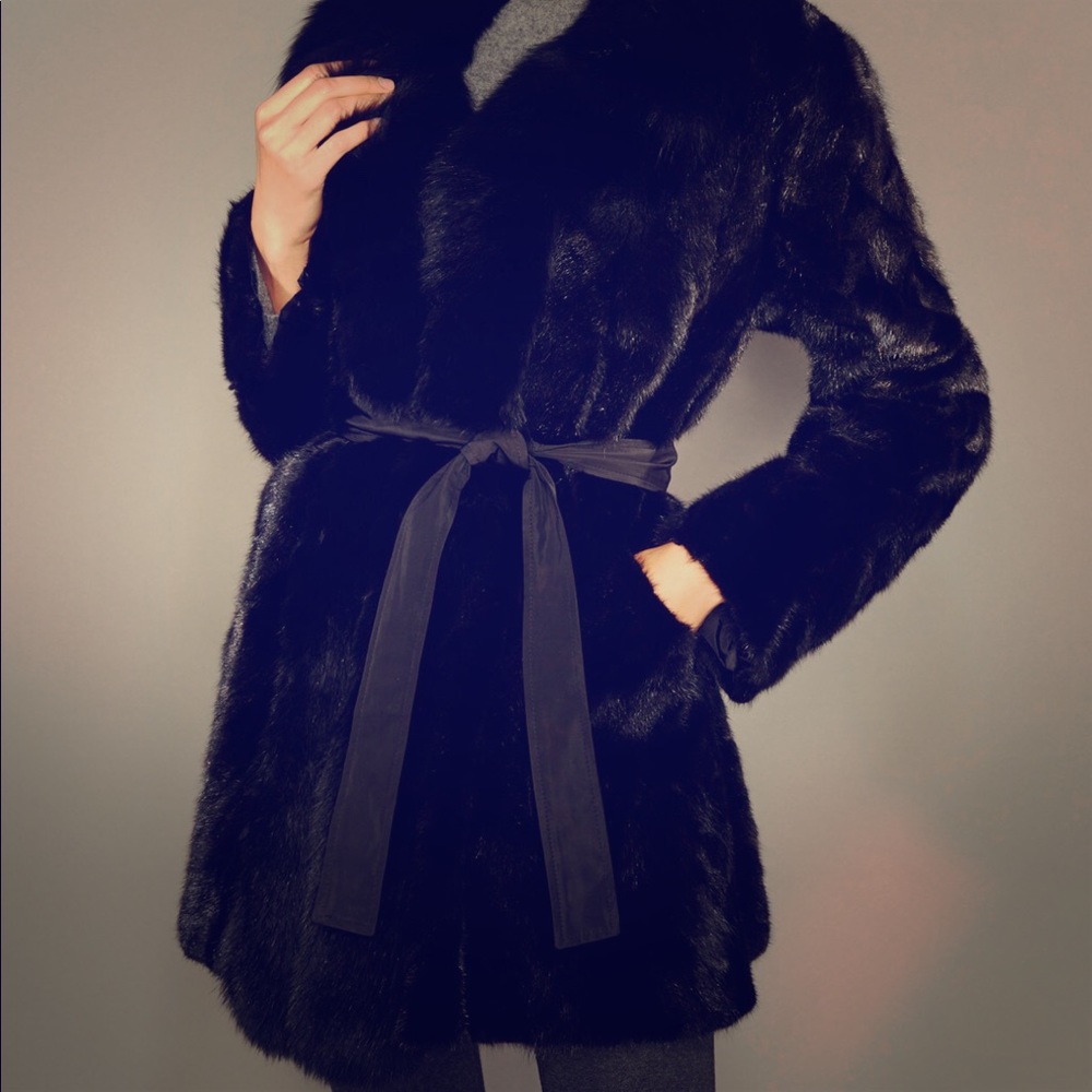 Mink Fur Reversible Coat